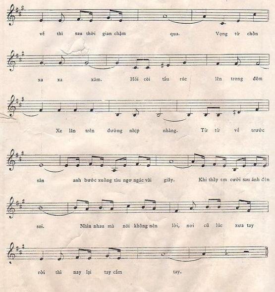 Sheet nhạc Đêm Tái Ngộ 2